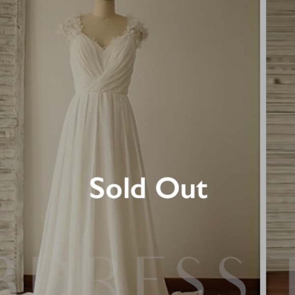 NWT Size 6 Ruched A-Line Beach Wedding Dre… - Picture 4 of 10